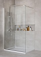 Душевая перегородка Belbagno KRAFT-L-1-120-C-Cr 120x195 прозрачная, хром