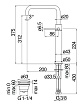 Смеситель для раковины Nobili Velis VE125158/2CR с донным клапаном, Chrome