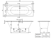 Акриловая ванна Villeroy&Boch O.Novo 180x80 см UBA180CAS2V-01