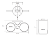 Держатель для стакана Bemeta Retro 144310022 двойной, хром