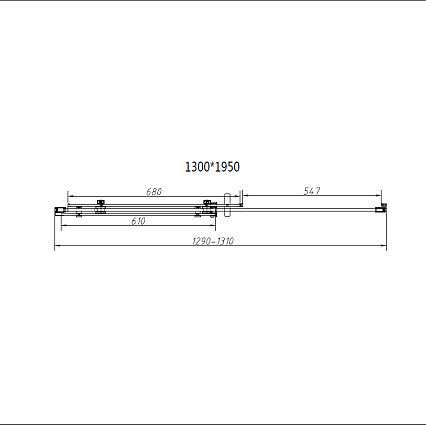 Душевой уголок Vincea Como-N VSR-4CN9013CGB 130x90 черный, тонированный