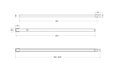 Душевая перегородка Belbagno KRAFT-L-1-110-C-Cr 110x195 прозрачная, хром