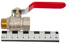 Шаровой кран AV Engineering 1/2&quot; PN30 с внутренней-наружной резьбой, ручка AVE140012