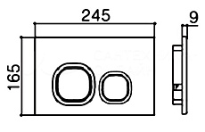 Комплект Weltwasser 10000010481 унитаз Gelbach 041 GL-WT + инсталляция + кнопка Amberg RD-CR