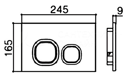 Комплект Weltwasser 10000010481 унитаз Gelbach 041 GL-WT + инсталляция + кнопка Amberg RD-CR