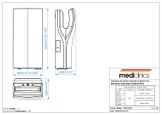 Сушилка для рук Mediclinics Dualflow Plus M24A белый