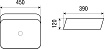 Раковина WeltWasser ELBACH 2242 45 см, 10000003830 белый глянец