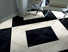 Декор Marazzi Italy Evolutionmarble Riv Decoro Tangram Golden Cream 32,5х97,7