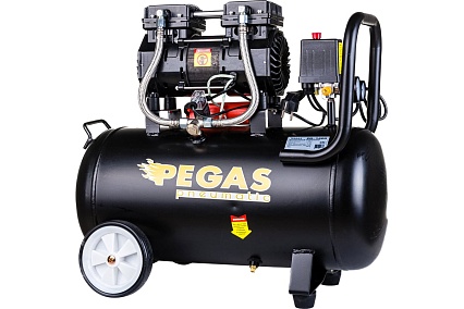 Малошумный безмасляный компрессор Pegas Pneumatic PG-1400 проф. серия 6622