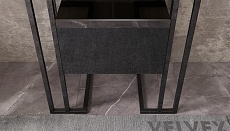 Мебель для ванной Velvex Gelou 65 см черный глянцевый