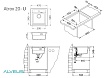 Кухонная мойка Alveus Granital Atrox 20 1131986 47 см белый