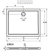 Поддон для душа Riho Zürich 266 170x90