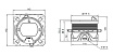 Смеситель для душа AQUAme AQM8801MB термостат, черный матовый