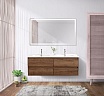 Тумба с раковиной BelBagno Kraft 140 см, 4 ящика Rovere Tabacco