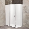 Душевой уголок BelBagno UNIQUE-AH-1-100/115-90-M-Cr 100-115x90 матовый, хром