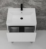 Мебель для ванной Style Line Стокгольм 60 см напольная белый софт