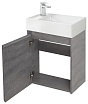 Тумба с раковиной BelBagno Kraft Mini 50 см Cemento Grigio, L