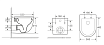 Комплект Weltwasser 10000010678 унитаз Heimbach 041 GL-WT + инсталляция Marberg 507 + кнопка Mar 507 SE GL-WT