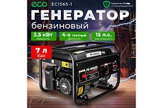 Бензиновый генератор Eco PE-4001RS Black Edition EC1565-1