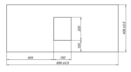 Столешница Allen Brau Priority 100 см graphite, 1.31011.G