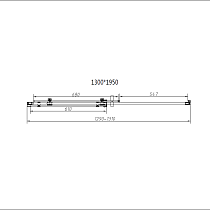 Душевой уголок Vincea Como-N VSR-4CN1013CLB 130x100 черный, прозрачное