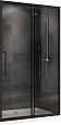 Душевая дверь Abber Schwarzer Diamant 110x195 AG30110BH, профиль черный