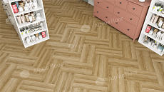 Ламинат Alpine Floor Herringbone Дуб Эльзас 606x101x8 мм, LF102-2A