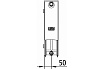 Стальной панельный радиатор Kermi Profil-K FK O 22/300/1200 боковое подключение белый RG008V5K86GBA4