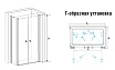 Душевой уголок RGW Passage PA-37 100x100 хром, прозрачное