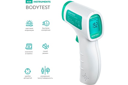 Инфракрасный пирометр ADA BodyTEST с функцией измерения температуры тела А00659