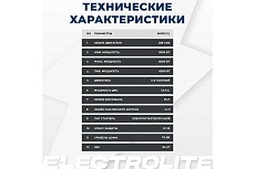 Бензиновый электрический генератор Electrolite 6000S EL (7.5 кВа максимальная нагрузка, 220 В/12 В, 5/6 кВт, 50 Гц, 13 л.с, электростартер + АКБ 3726