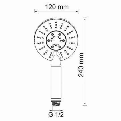 Душевой набор WasserKRAFT Aller A16067WHITE