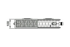 Радиатор Kermi otop FTV 22, 100х200х1200, R, RAL 9016 белый FTV220201201RXK