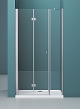 Душевая дверь BelBagno ALBANO-BS-13-90+100-C-Cr 185x195 прозрачная, хром