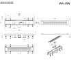 Душевой лоток Am.Pm PrimeFlow W02SC-P11-050-01SB 50 см, комб.затвор, решетка хром матовый