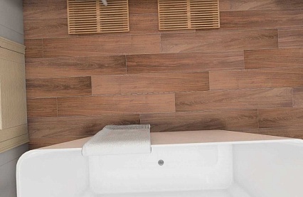 Керамогранит Absolut Gres Royal Brown 20х120 см, AB 1029W