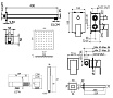 Душевой набор Plumberia TAG KITTG18NO220 черный матовый