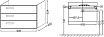 Тумба с раковиной Jacob Delafon Rythmik 100 см арлингтонский дуб