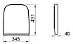 Крышка-сиденье Gural Vit Nova YM00DRP450000