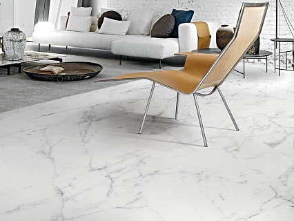 Керамогранит Rex Ceramiche Les Origines de Rex Blanc Glossy Ret 6 mm 60x120 см, 769985