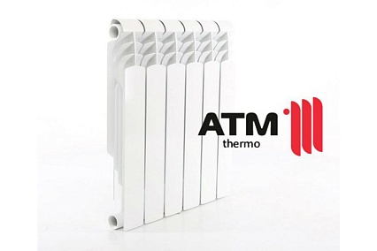 Биметаллический радиатор ATM Thermo 500 4 секции BiM50080-4