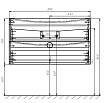 Тумба с раковиной Vincea Mia 90 см (под раковину VCB-3M900) R.Wood