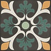 Керамогранит DNA Tiles Sync Clover Green 15x15 см, 125639