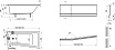 Фронтальная панель Ravak BeHappy II 150x58 L/R