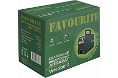 Сварочный инверторный аппарат Favourite 10-200А, 4кВт, 1,6-4мм, ПВ60% WM-200IG