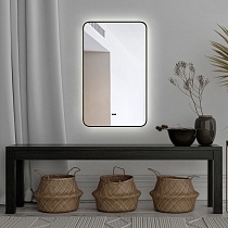 Зеркало Silver Mirrors Incanto LED-00002537 60x100 см с подсветкой, антипар, часы