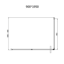 Душевой уголок Vincea Slim 8mm VSR-4SLP9012CL 120x90 хром, прозрачное