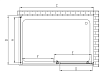 Душевой уголок Vincea Alpha VSR-3AL8010MT 100x80 хром, текстурное