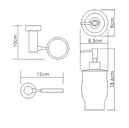 Дозатор жидкого мыла WasserKRAFT K-24299