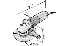 Угловая шлифовальная машина Flex LE 15-11 125 230/CEE 447722